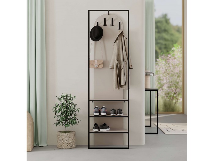 Портманто ARCHY (светла мока)